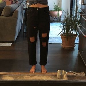 BRAND NEW destroyed boyfriend jeans